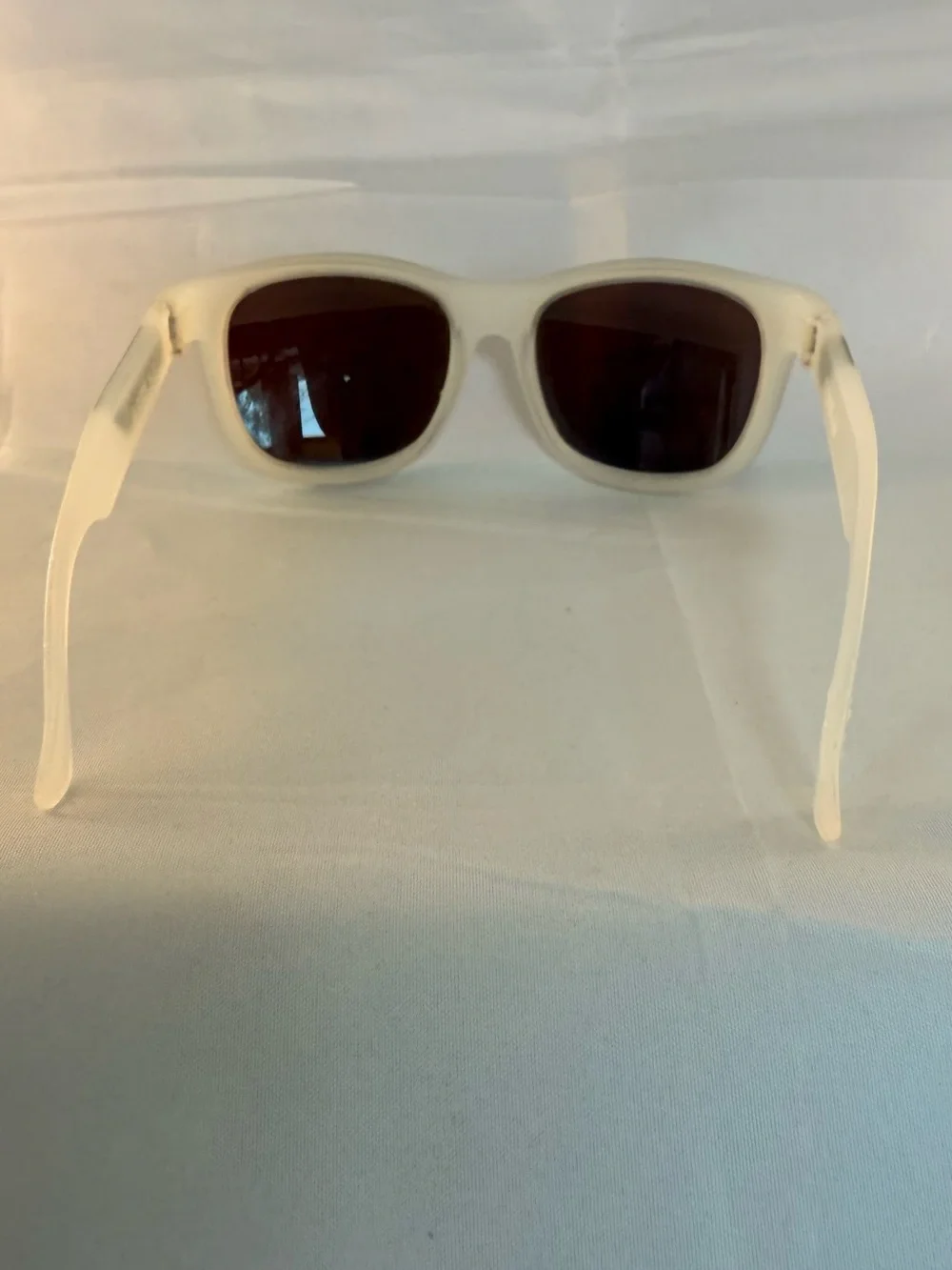 Babiators White Frames with Blue Mirrored Lenses